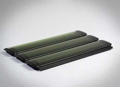 Lama de repuesto policarbonato solar color verde para cubierta automática Ingerclima